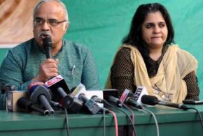 Teesta Setalvad and Javed Anand